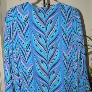 Bob Mackie wearable art blouse